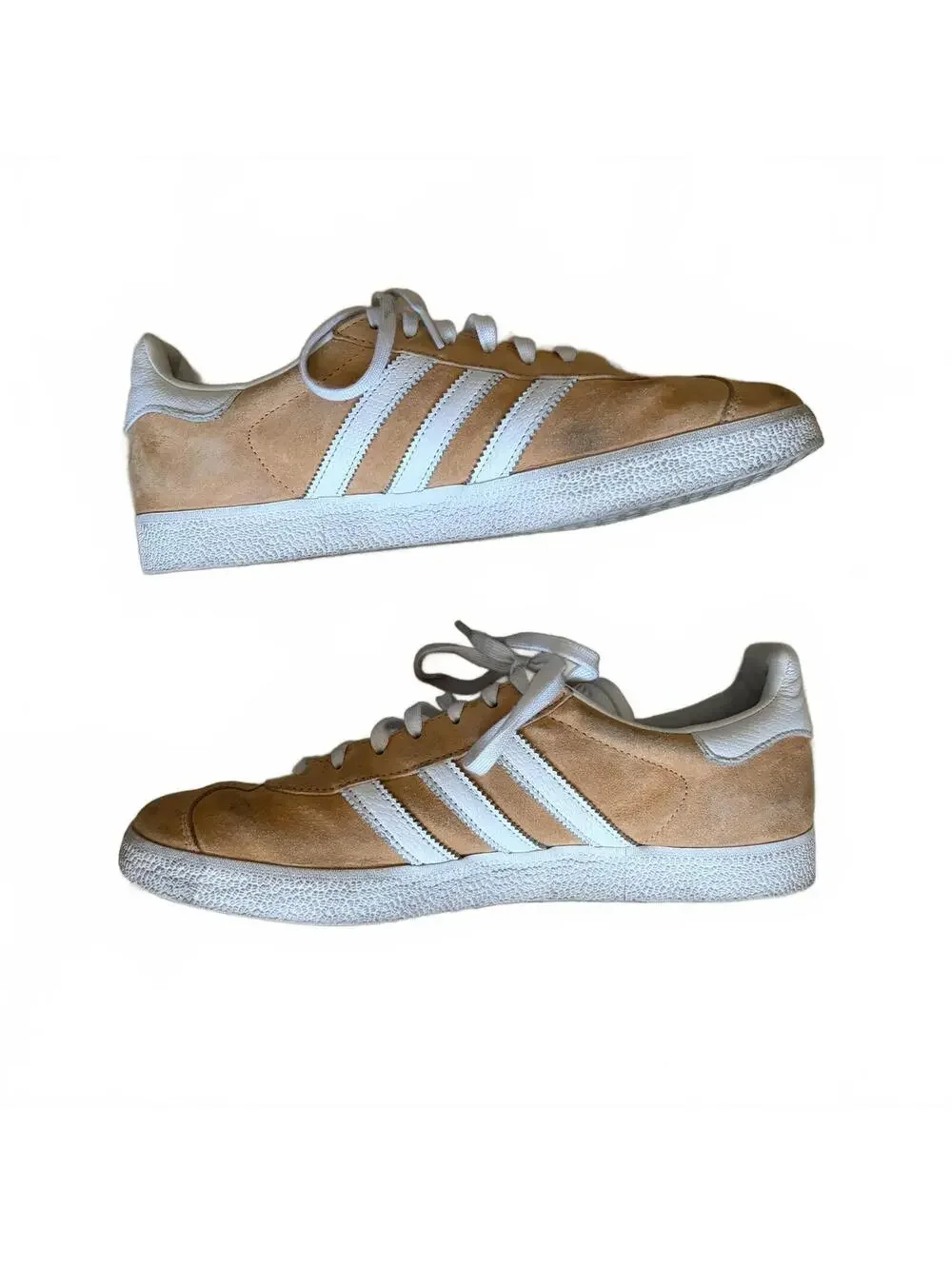 Adidas Gazelle Shoes Sneakers Suede Peach White 675001 Men's Size 11